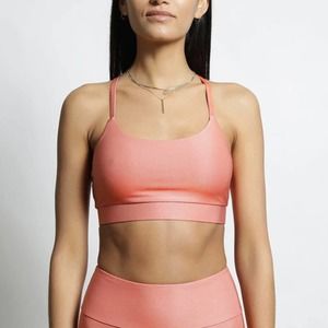 TWENTY Montreal Barry’s Colorsphere Coral Sports Bra Top Small